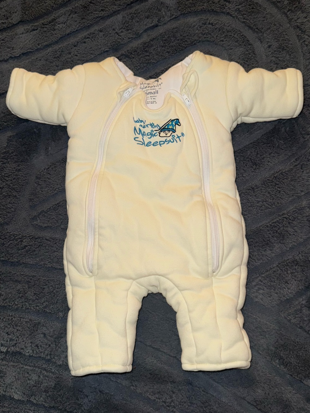 Baby Merlin's Magic Sleepsuit Yellow SMALL
